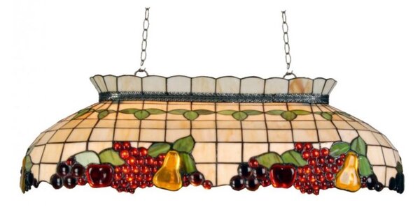 Závěsné svítidlo Tiffany Fruits - 94*41*115 cm 3x E27 / Max 60W - Clayre & Eef