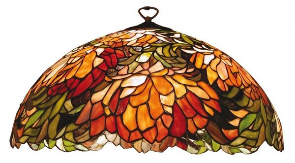 Květované stínidlo Tiffany Garden - Ø 50*24 cm - Clayre & Eef