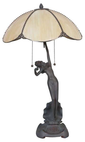 Stolní lampa Tiffany Woman - Ø 41*70 cm - Clayre & Eef