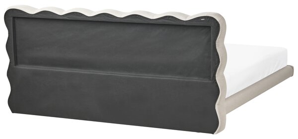 Postel Tkanina SOULISSE 180 x 200 cm Béžová