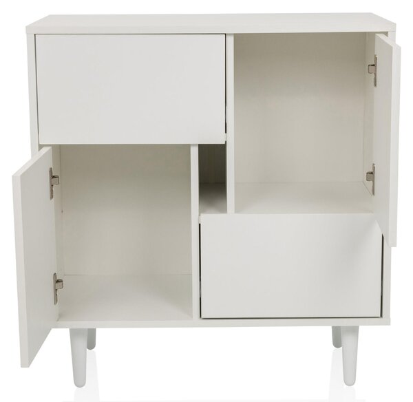 Hjh LIVING Komoda se 2 zásuvkami LYKKJA Příborník 77,0 x 72,0 x 39,5 cm