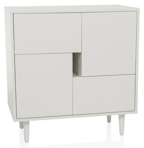Hjh LIVING Komoda se 2 zásuvkami LYKKJA Příborník 77,0 x 72,0 x 39,5 cm