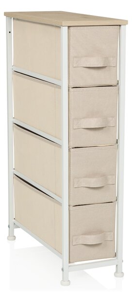 Hjh LIVING Komoda se 4 zásuvkami FOLDRESS S Příborník 76,0 x 20,0 x 48,0 cm