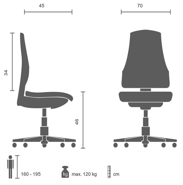 Hjh OFFICE čalouněná židle VELVO látková jídelní židle kuchyňská židle čalouněná židle