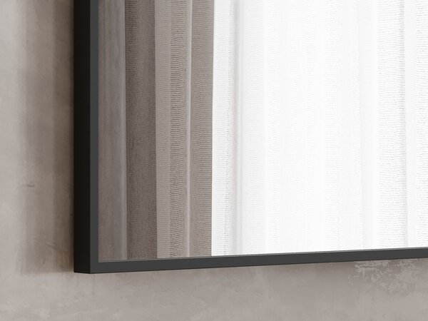 Zrcadlo Lavedo Simple Square Black 70×60 / 80×60 – černý hliníkový rám | Lavedo by Aplomo Rozměr: 70cm