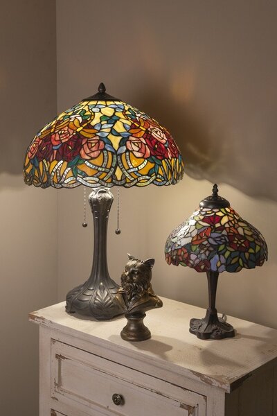 Stolní lampa Tiffany - Ø 46*64 cm - Clayre & Eef
