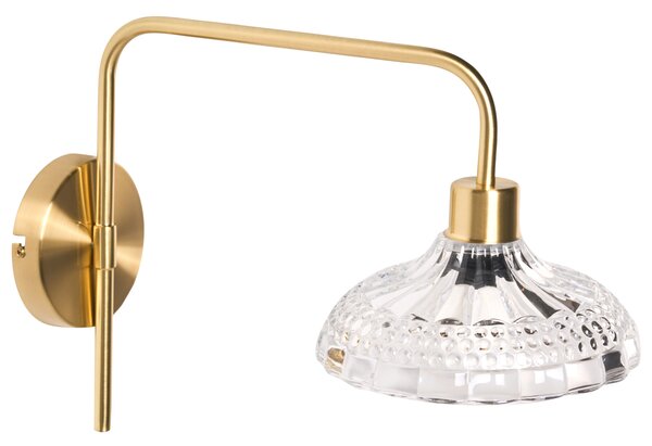 Sada 2 nástěnných lamp MOLINO Zlatá Kov