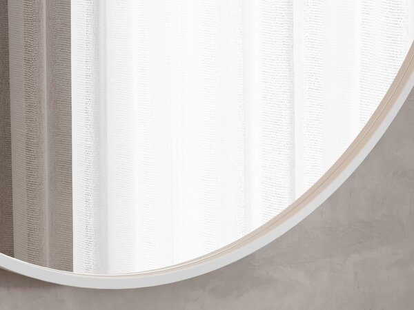 Kulaté zrcadlo Simple Round White 60 / 70 / 80 – bílý hliníkový rám | Lavedo by Aplomo Rozměr: 60cm