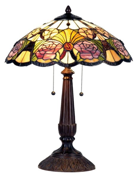 Stolní lampa Tiffany Roses - Ø 44*57 cm - Clayre & Eef