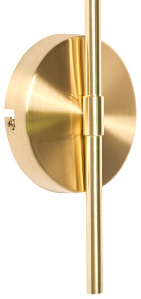 Sada 2 nástěnných lamp MOLINO Zlatá Kov