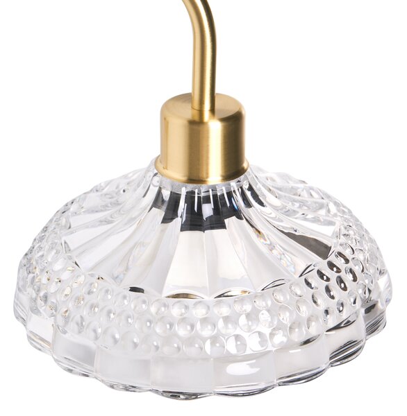Sada 2 nástěnných lamp MOLINO Zlatá Kov