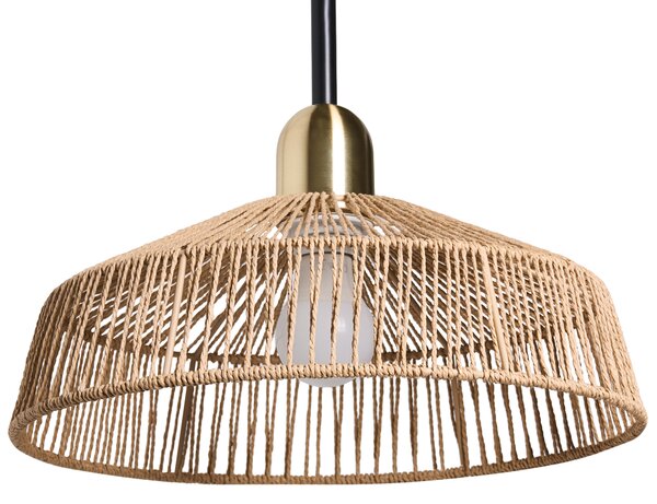 Nástěnná lampa NOSARA Přírodní Papírové lano