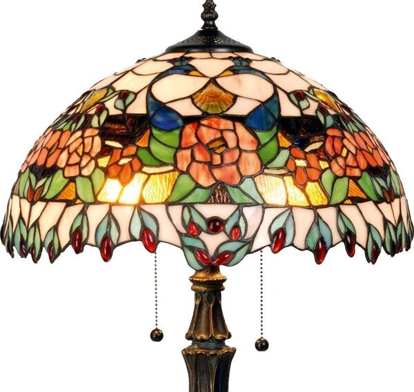 Stolní lampa Tiffany Grapevine - Ø 41*67 cm - Clayre & Eef