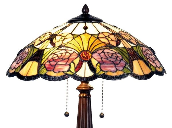 Stolní lampa Tiffany Roses - Ø 44*57 cm - Clayre & Eef
