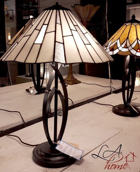 Stolní lampa Tiffany Peaceful - 40*60 cm 2x E27/60W - Clayre & Eef
