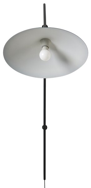 Nástěnná lampa NENTON Černá Kov