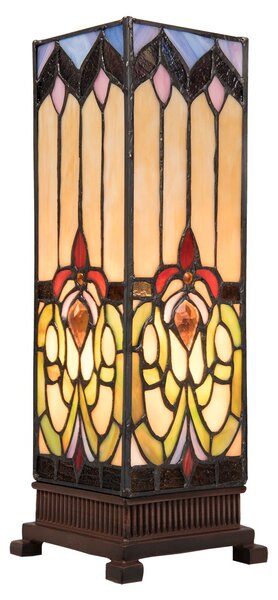Stolní lampa Tiffany Bend - 12*12*35 cm - Clayre & Eef