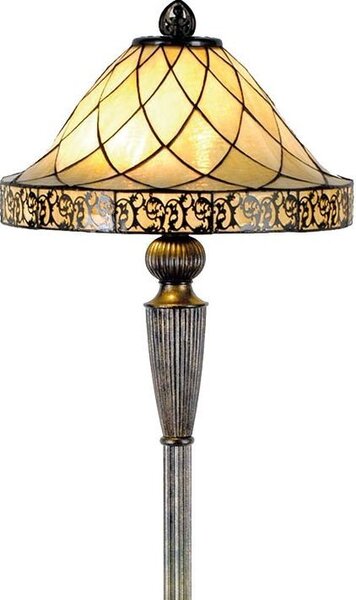 Stojací lampa Tiffany Filigree - Ø 46*168 cm 2x E27 / Max 60W - Clayre & Eef