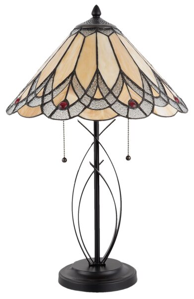 Stolní lampa Tiffany Peaceful - 40*60 cm 2x E27/60W - Clayre & Eef