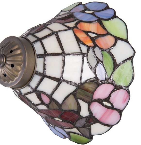 Stolní Tiffany lampa Blooming - Ø 20*48 cm - Clayre & Eef