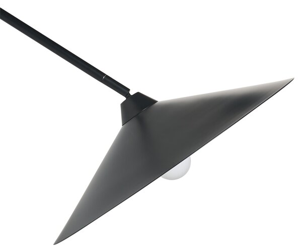 Nástěnná lampa NENTON Černá Kov