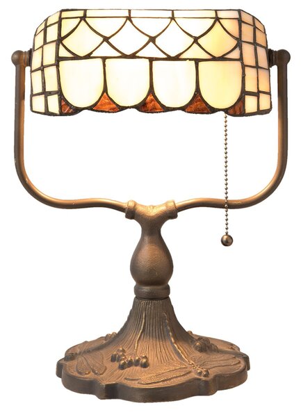 Stolní lampa Tiffany Tricia - 26*21*37 cm E27 / Max 60W - Clayre & Eef