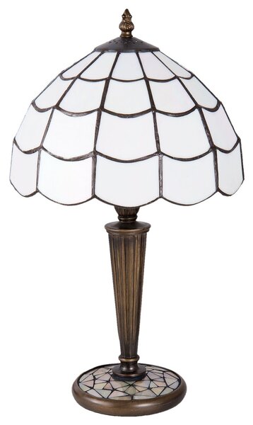 Stolní lampa Tiffany - Ø 25*43 cm / E27/max 1*40W - Clayre & Eef
