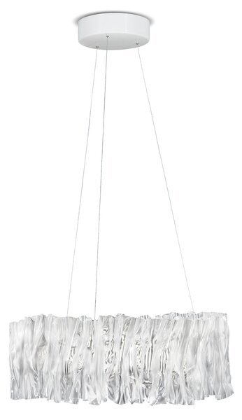 SLAMP ACRSM00WHT01T0027KEU Accordéon, designové svítidlo s bílou, 52W 2700K stmívatelné, prům. 57cm