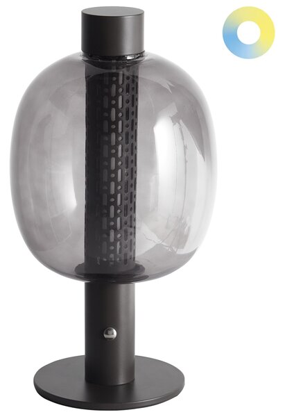 LED bezdrátová stolní lampa PULANGI se stmívačem Kov Černá