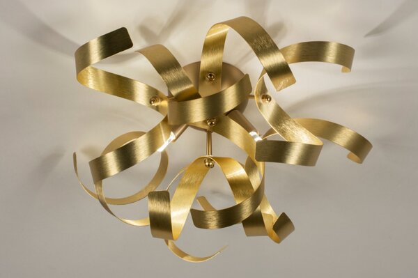 Stropní designové svítidlo do ložnice Artek Curl 30 Gold (LMD)