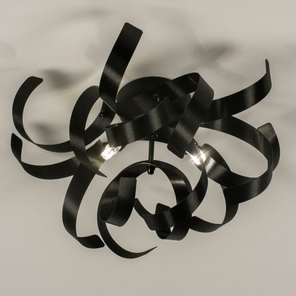 Stropní designové svítidlo do ložnice Artek Curl 30 Black (LMD)