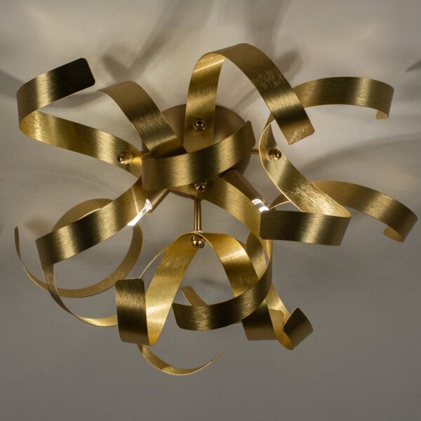 Stropní designové svítidlo do ložnice Artek Curl 30 Gold (LMD)