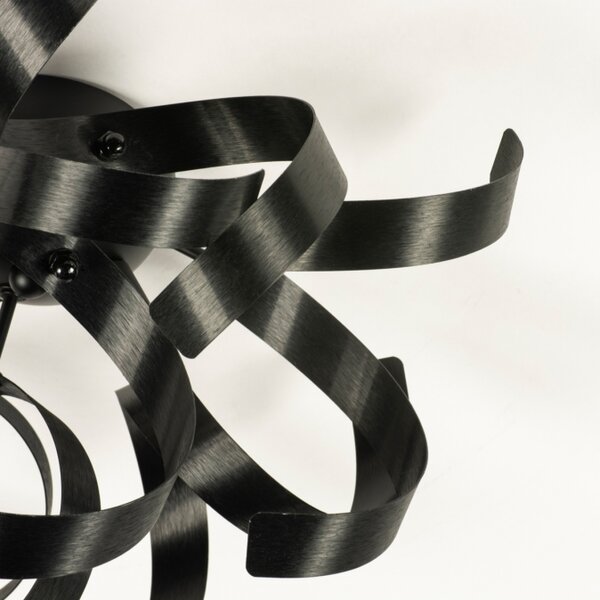 Stropní designové svítidlo do ložnice Artek Curl 30 Black (LMD)
