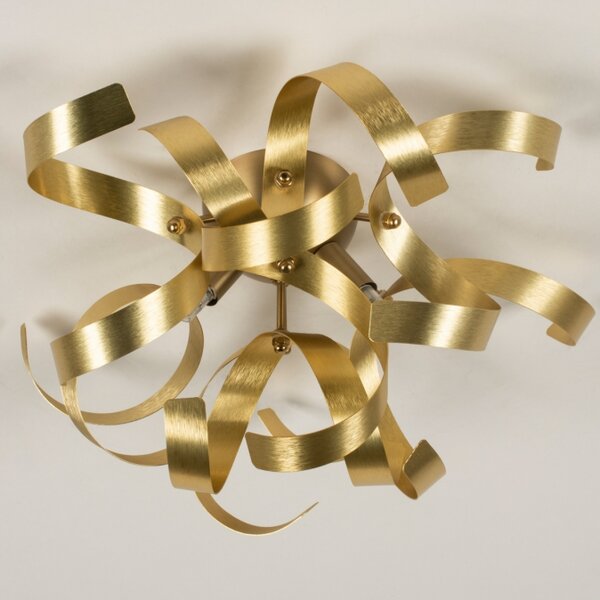 Stropní designové svítidlo do ložnice Artek Curl 30 Gold (LMD)