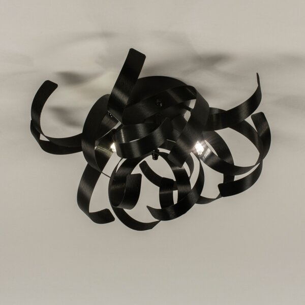 Stropní designové svítidlo do ložnice Artek Curl 30 Black (LMD)