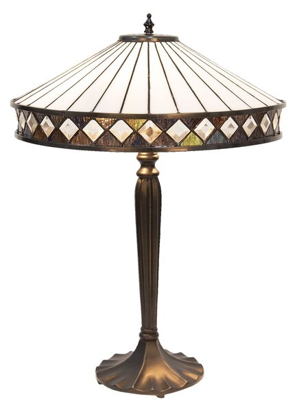 Stolní lampa Tiffany Diamant - Ø 41*59 cm