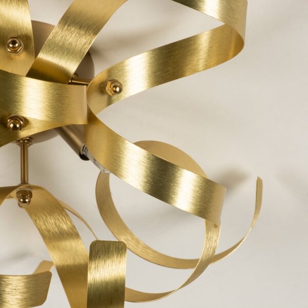 Stropní designové svítidlo do ložnice Artek Curl 30 Gold (LMD)
