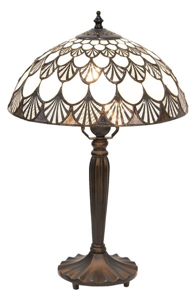 Stolní lampa Tiffany Coquilles - Ø 31*46 cm