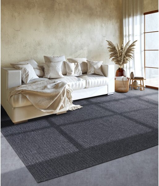 Tmavě šedý ručně tkaný vlněný koberec 160x230 cm Francois – Villeroy&Boch