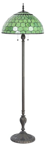 Stojací Tiffany lampa Amarante – Ø 51*165 cm E27/max 3*60W - Clayre & Eef