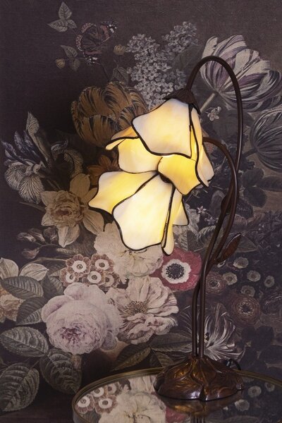 Tiffany stolní lampa Cloches - 41*23*57 cm E27/max 2*40W - Clayre & Eef