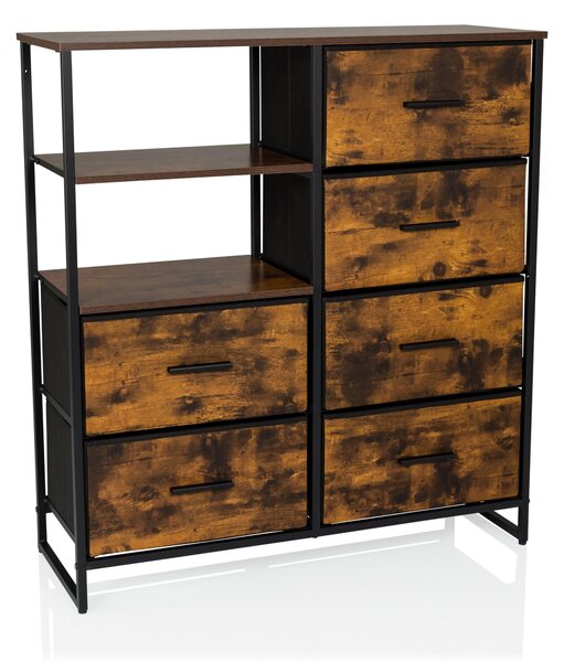 Hjh LIVING Komoda se 6 zásuvkami RAGALA Příborník 92,0 x 84,0 x 30,0 cm