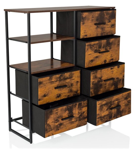 Hjh LIVING Komoda se 6 zásuvkami RAGALA Příborník 92,0 x 84,0 x 30,0 cm