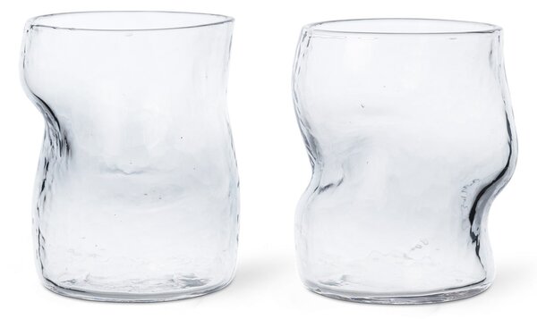 Sklenice na vodu Dimple 270 ml – set 2 ks