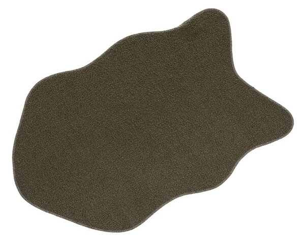 Tmavě zelená syntetická kožešina 60x90 cm Sherpa – Casa Selección