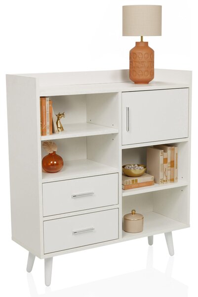 Hjh LIVING Komoda se 2 zásuvkami MYRDAL Příborník 90,0 x 80,0 x 30,0 cm