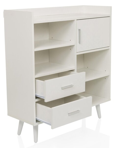Hjh LIVING Komoda se 2 zásuvkami MYRDAL Příborník 90,0 x 80,0 x 30,0 cm