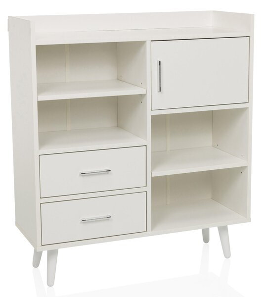 Hjh LIVING Komoda se 2 zásuvkami MYRDAL Příborník 90,0 x 80,0 x 30,0 cm