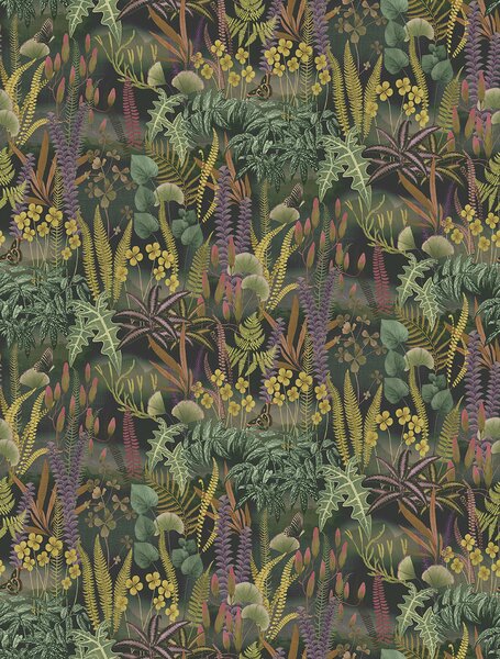 Vliesová obrazová tapeta na zeď, zelená, listy, FW4005-3, Feature Walls, Decoprint