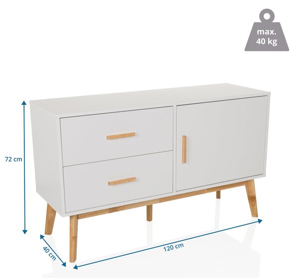 Hjh LIVING Příborník TAROLO Komoda 72,0 x 120,0 x 40,0 cm